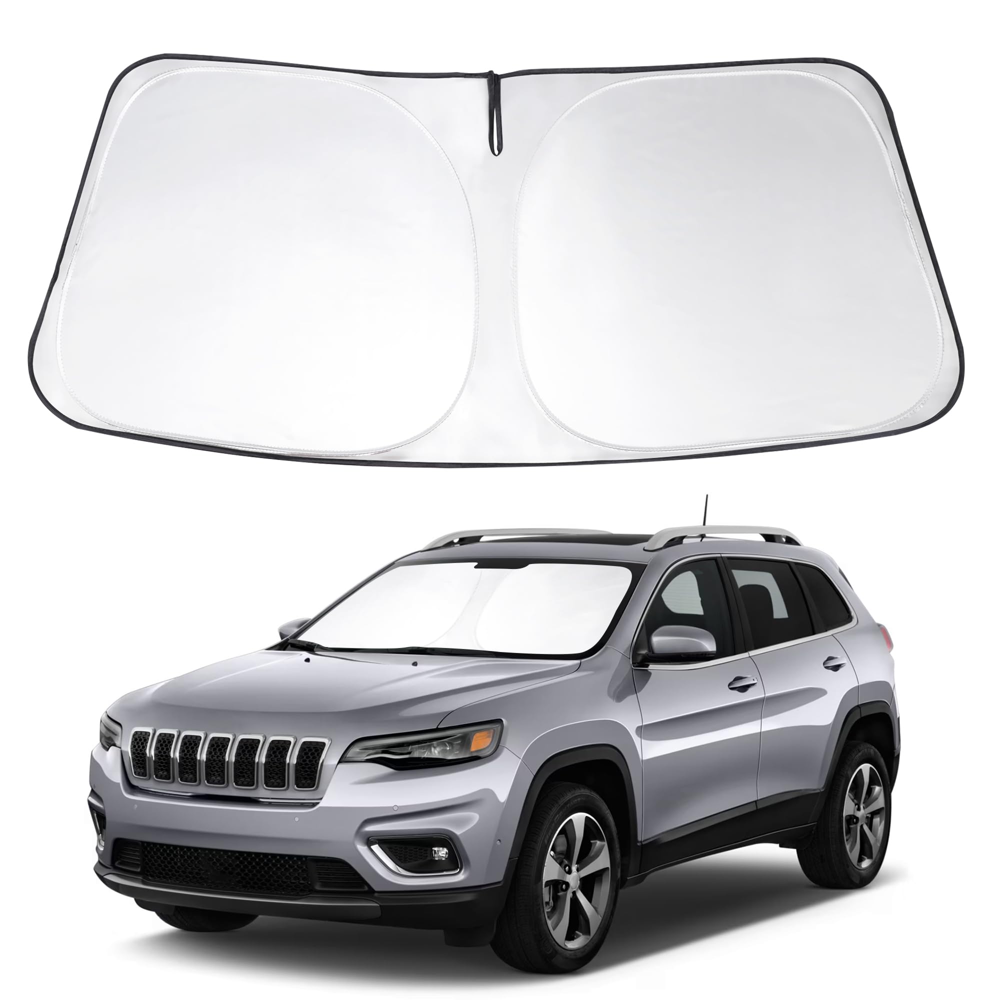 Windshield Sun Shade Sunshade for 2014-2025 Jeep Cherokee