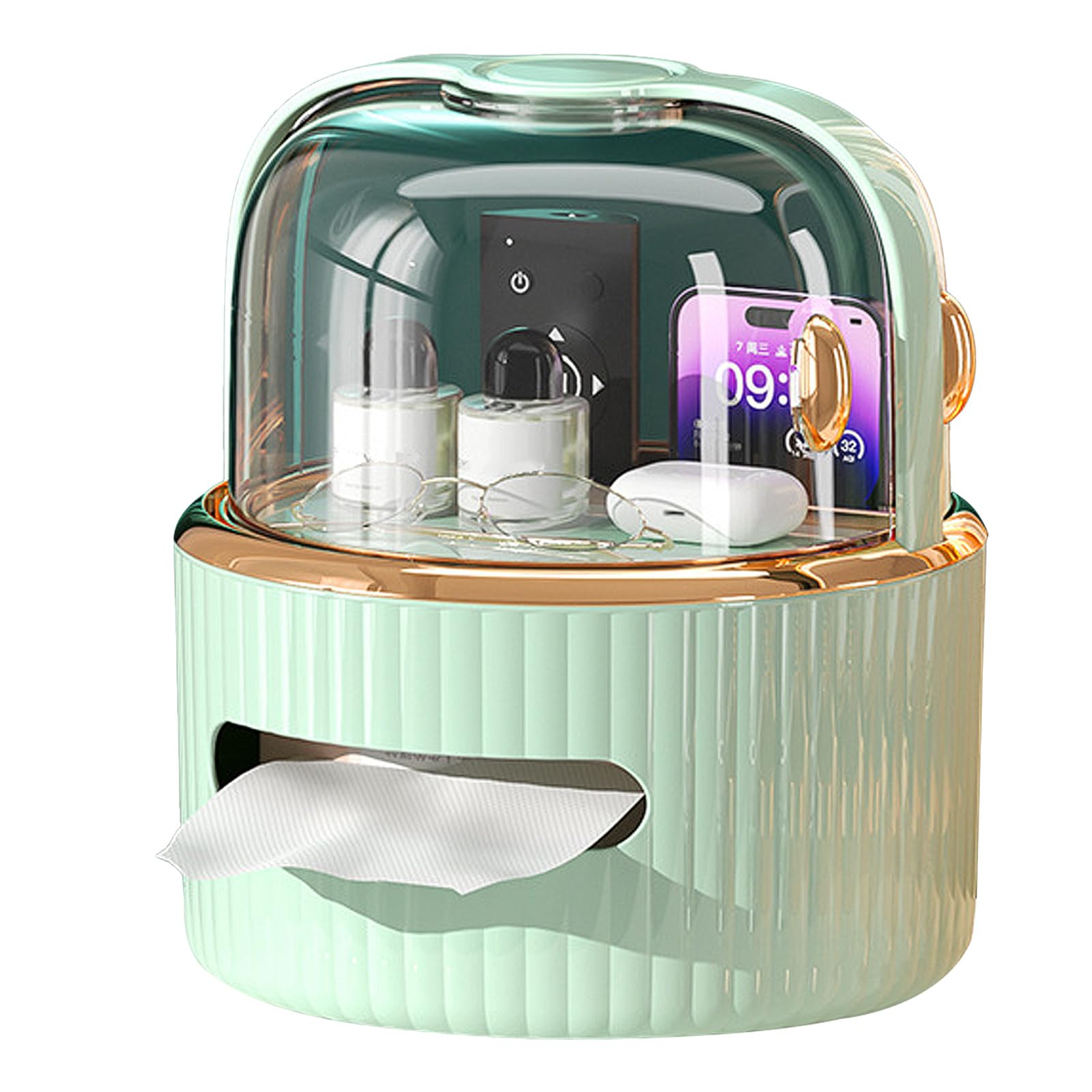 Dustproof Tissue Box Covers Multifunction Tissue Box Paper Holder Napkins Storage Organizer for Home Paper Boxes