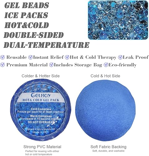 Miniatura 5 de GELMAY Parches de ojos para ojos hinchados, parches de ojos de hielo, compresión fría y caliente para estrabismo ojos perezosos, parche de seda pura