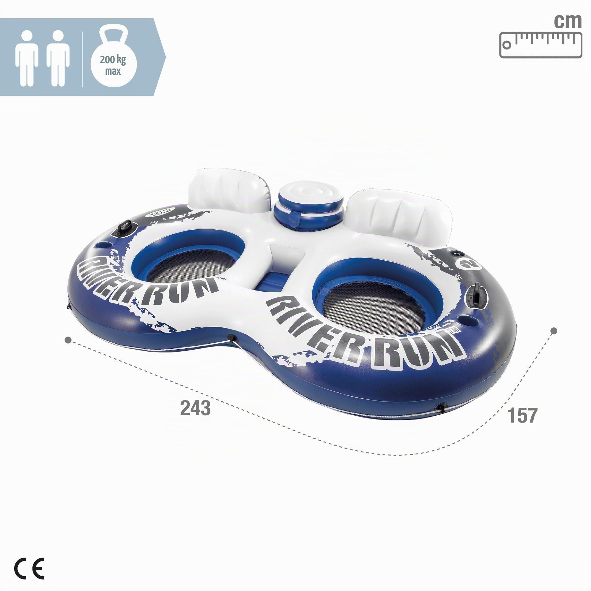 Intex River Run Bouée gonflable Roue doble