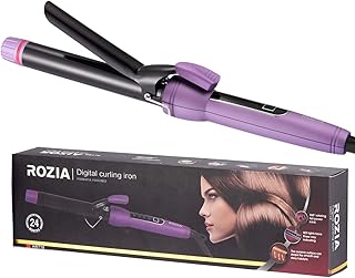 Ferro Arricciacapelli Piastra Onde Antiscottatura Ferro Per Capelli Professionale Piastra Arricciacapelli Riscaldamento Uniforme Ferro Capelli, Viola 160-200℃