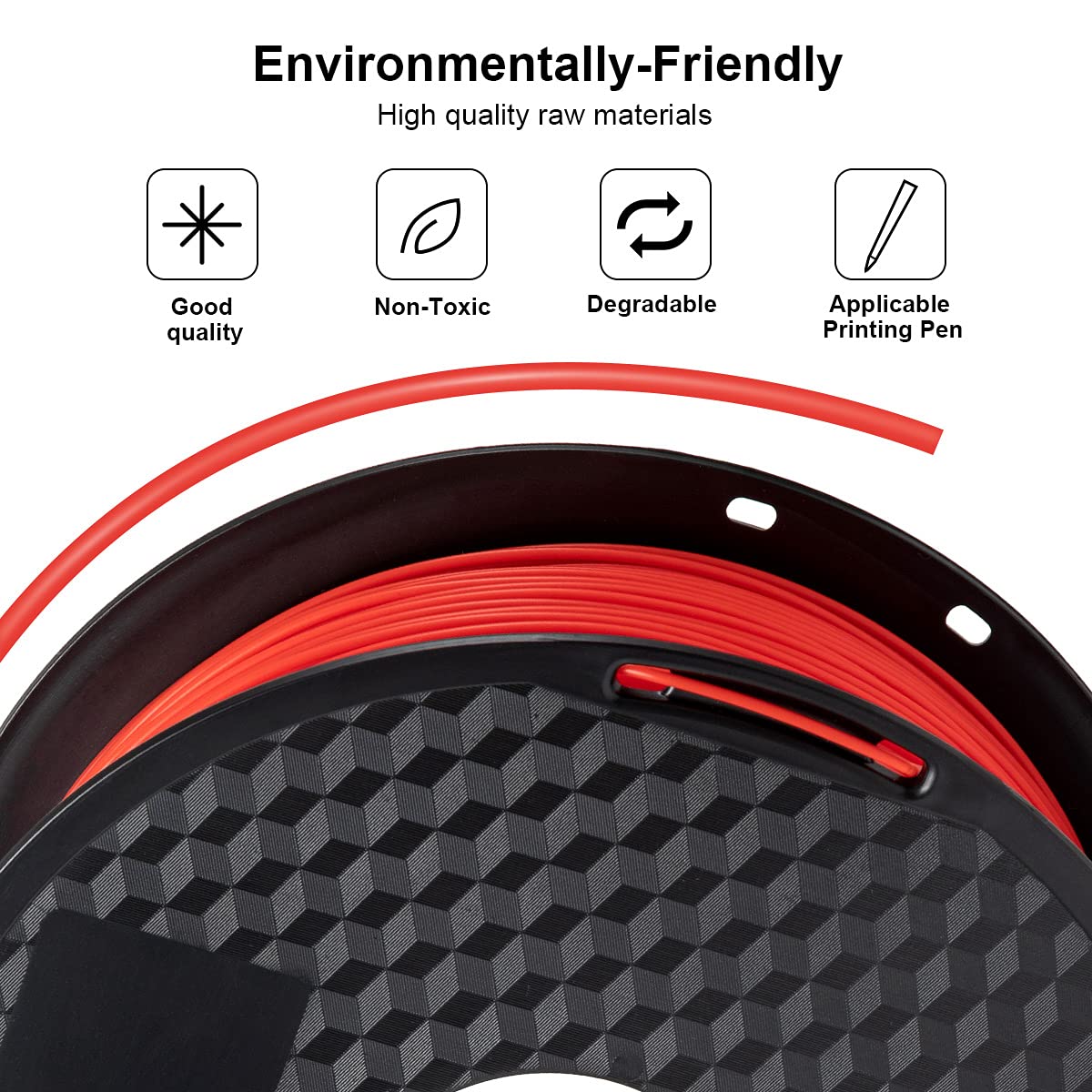 review Creality 3D Printer Ender 3 S1 Plus 1 3D Printer PLA Filament Red 1.75 mm