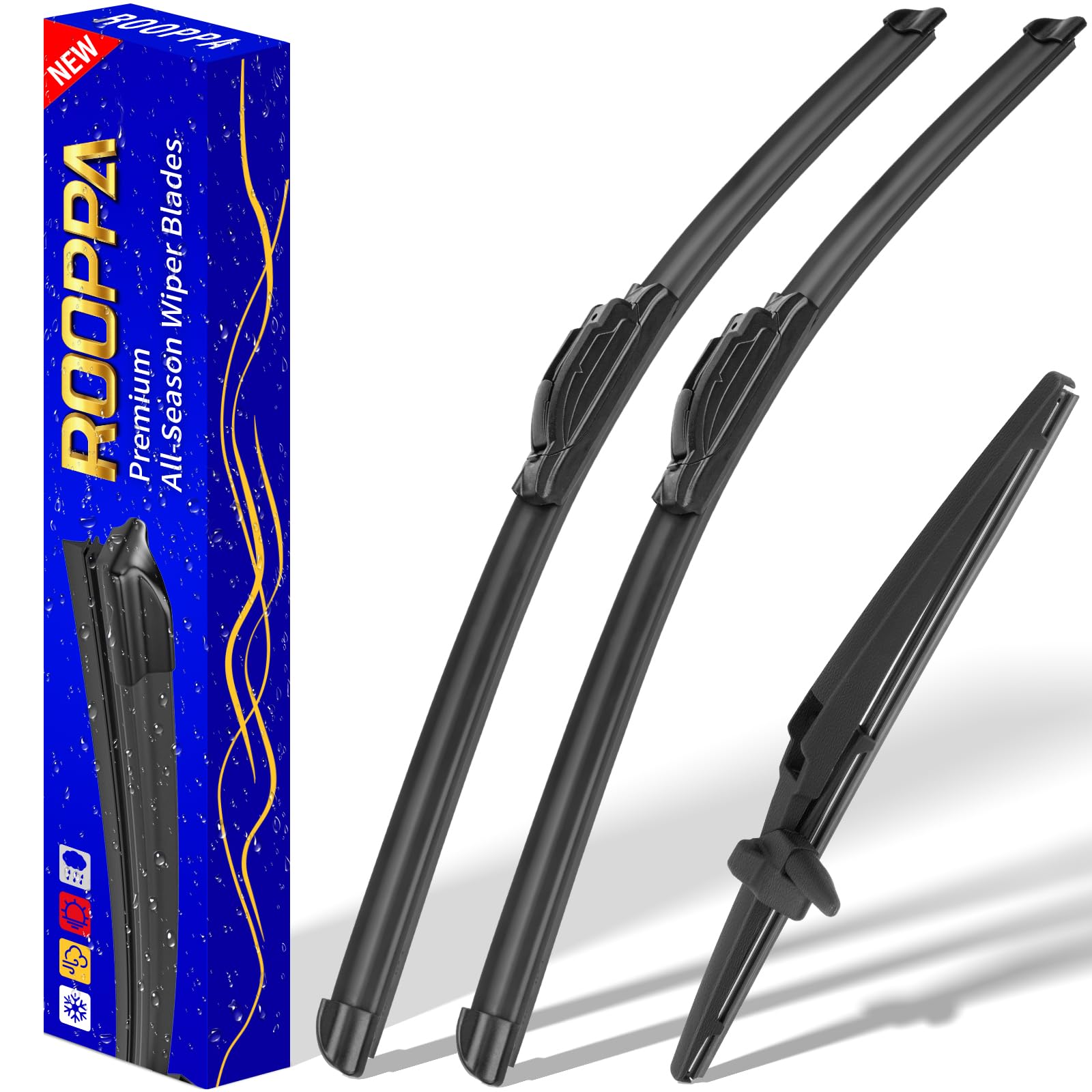 Photo 1 of 3 wipers Replacement for 2003-2009 Toyota 4Runner, 22"/20"/12"