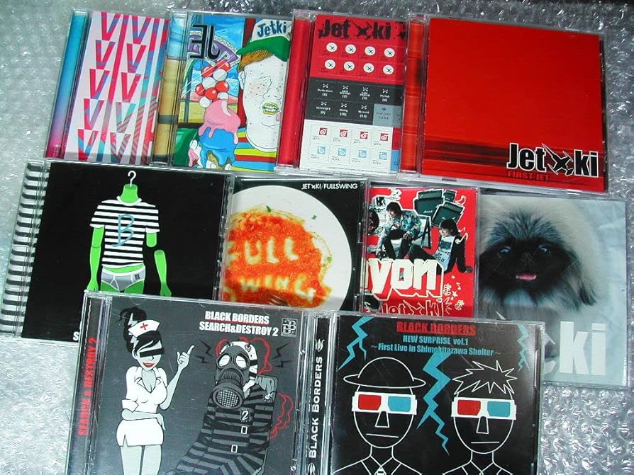 Amazon.co.jp: ジェット機&BLACK BORDERS豪華CD&DVD13枚セット