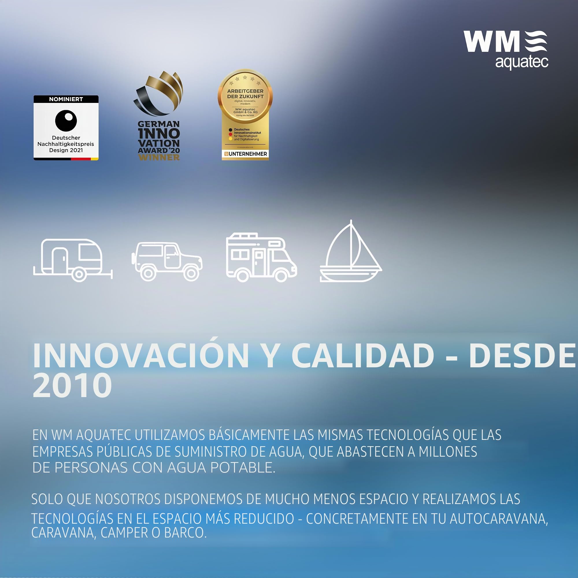 WM Aquatec Conservador SilverPad con malla de plata para la conservación automática del agua en tanques de hasta 100 litros