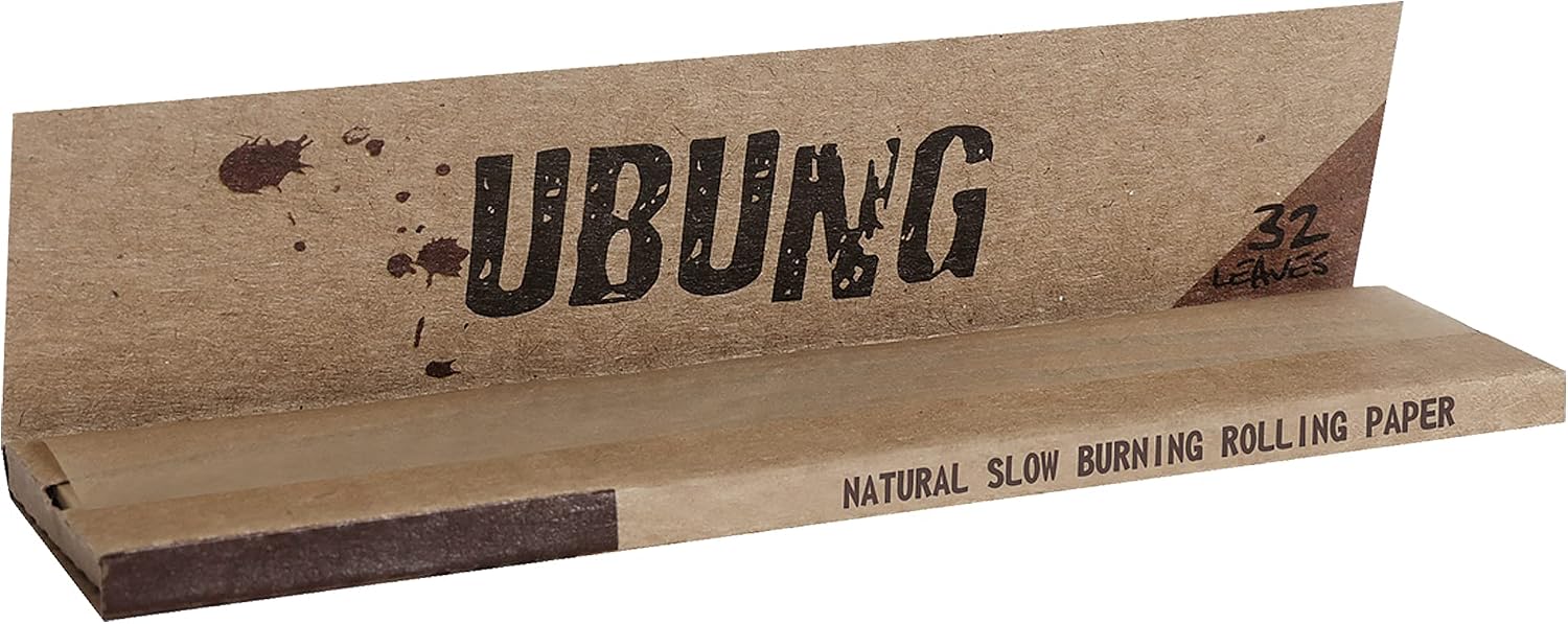UBUNG King Size Rolling Papers | 25 Booklets with 32 Papers per Booklet | 108 mm * 44 mm | Suitable for most Rolling Machine