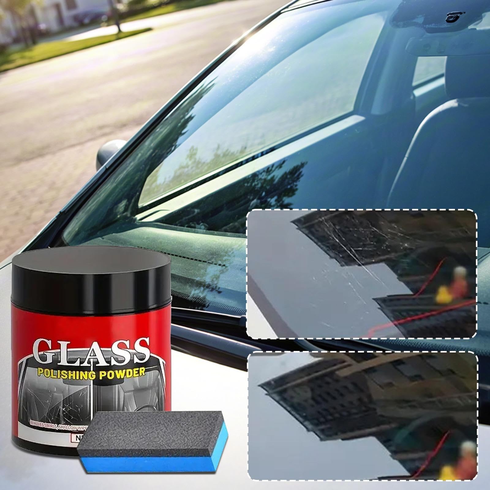 Windschutzscheiben Kratzerentferner Auto Politur Pulver Für Tiefenreinigung