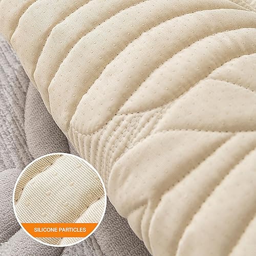 Miniatura 4 de Fundas de sofá para perros, gatos, sofá biplaza de 234, funda de sofá gruesa con textura 3D, funda de sofá de felpa para sofá seccional, protector