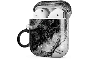 Burga White Marble AirPod Hard Case