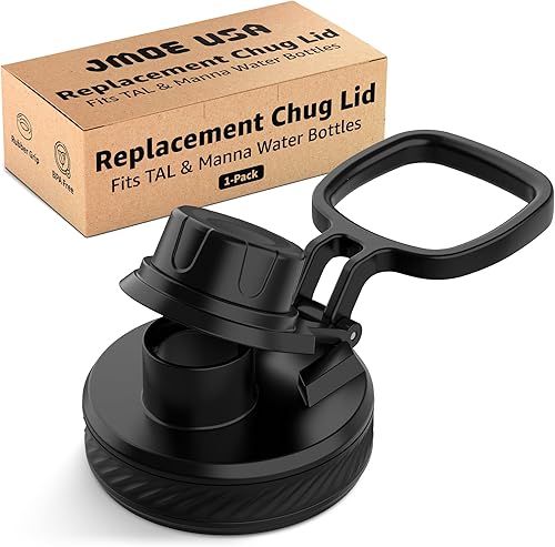 Jmoe USA Tapa de repuesto para botellas de agua Tal Ranger Pro y Manna, se adapta a tamaños de 18, 26, 40, 64 onzas, material resistente a los