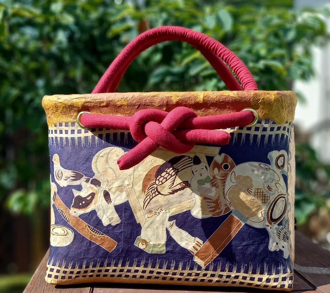 m*n様 SALE♥　一閑張バック(大)　玩具　打出の小槌　めで鯛　だるま Amazon.co.jp: 中 一閑張バック(大) 玩具 打出の小槌 めで鯛