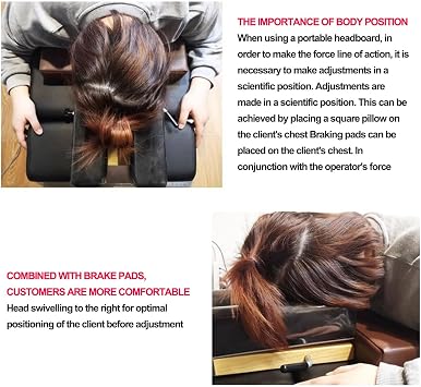Portable Chiropractic Toggle Drop Headpiece Chiropractic Adjusting Tools Corrective Head for Cervical Adjustment at Anytime
