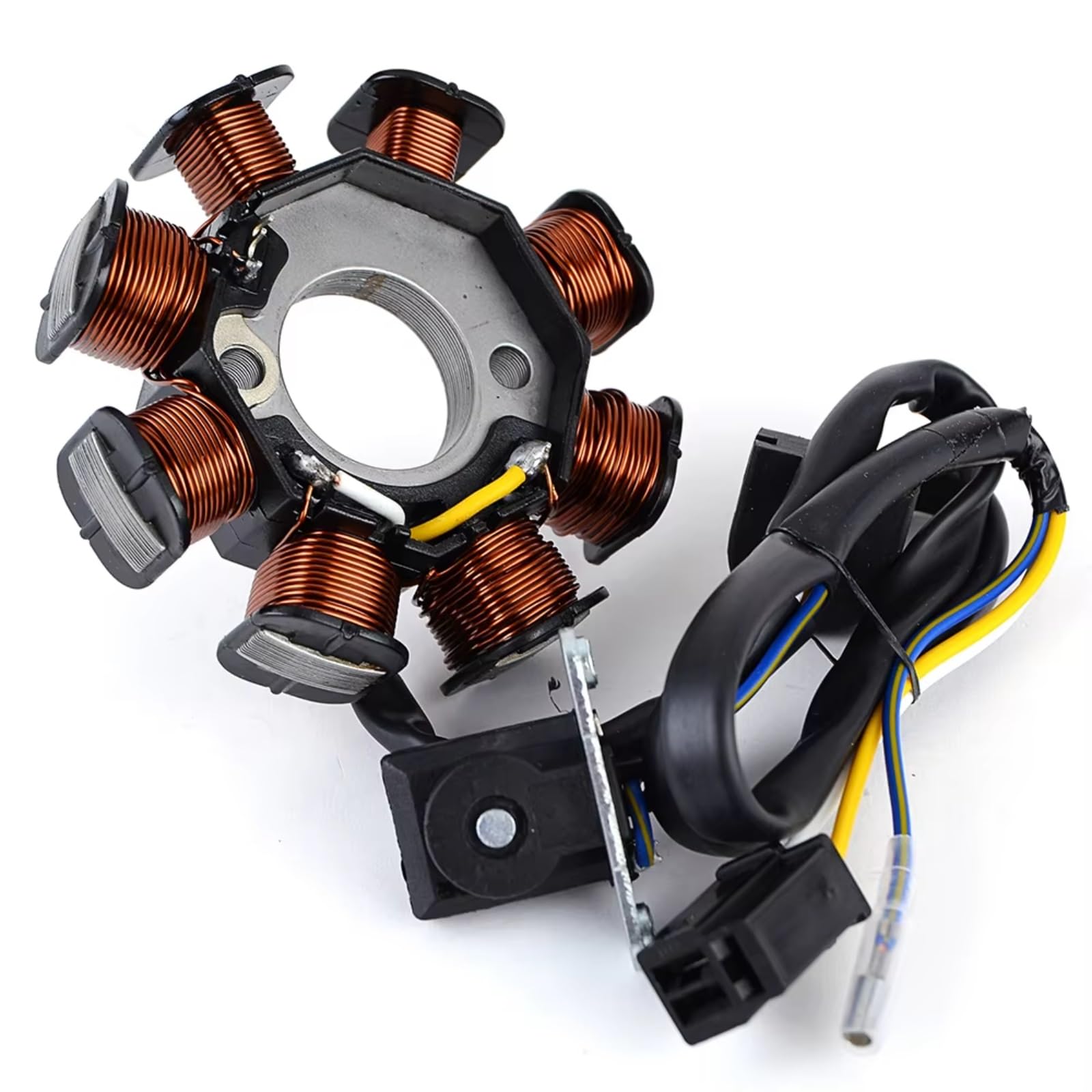 Kompatibel Mit Kymco Für Agility 50 2009 2010 2011 2012 Motorrad-Zündspulen-Stator-Ersatzteile Motorrad-Generator-Statorspule Zündung Statorspule