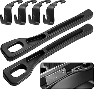 Sponsored You’re seeing this ad based on the product’s relevance to your search query.Learn more about this advertisement Sinofort Storage Box for Car Seats, Pack of 2 Car Seat Gap Filler, Car Seat Gap Filler Organiser, Equipped 4 Pieces Car Hooks, for Small Items, Prevent Items from Falling