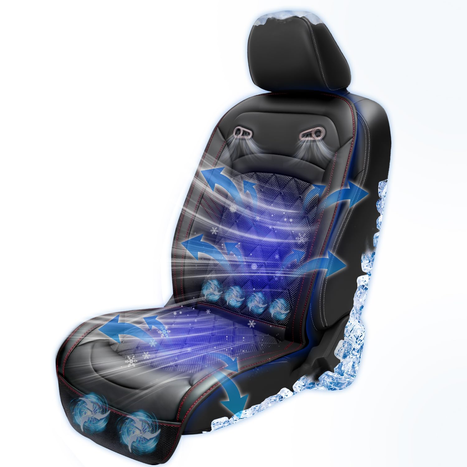 Amazon.co.jp: SMARTABL 車 シートクーラー 車 クールシート 【2枚超