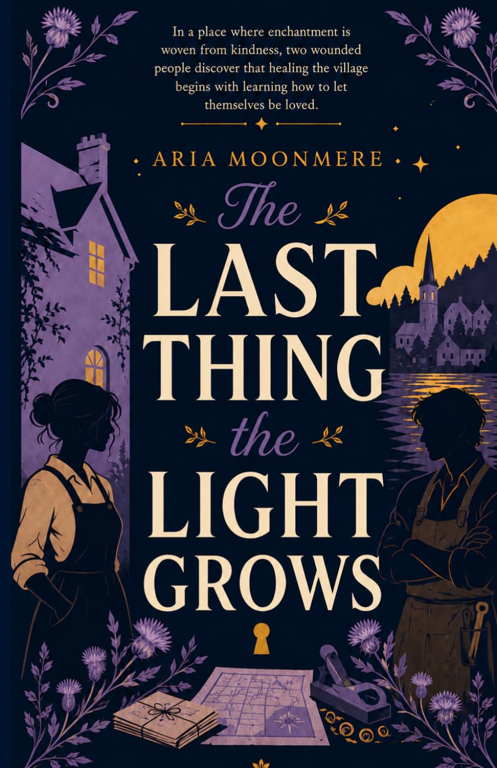 The Last Thing the Light Grows: A Slow Burn Enemies-to-Lovers Romantasy, Grumpy Sunshine, Cosy Magic, Small Town Romance