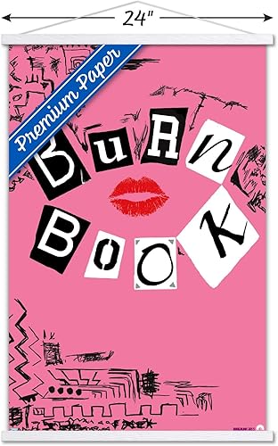 Vista 15 de Trends International Mean Girls - Burn Book Wall Poster, 22.37" x 34.00", Print and Black Hanger Bundle