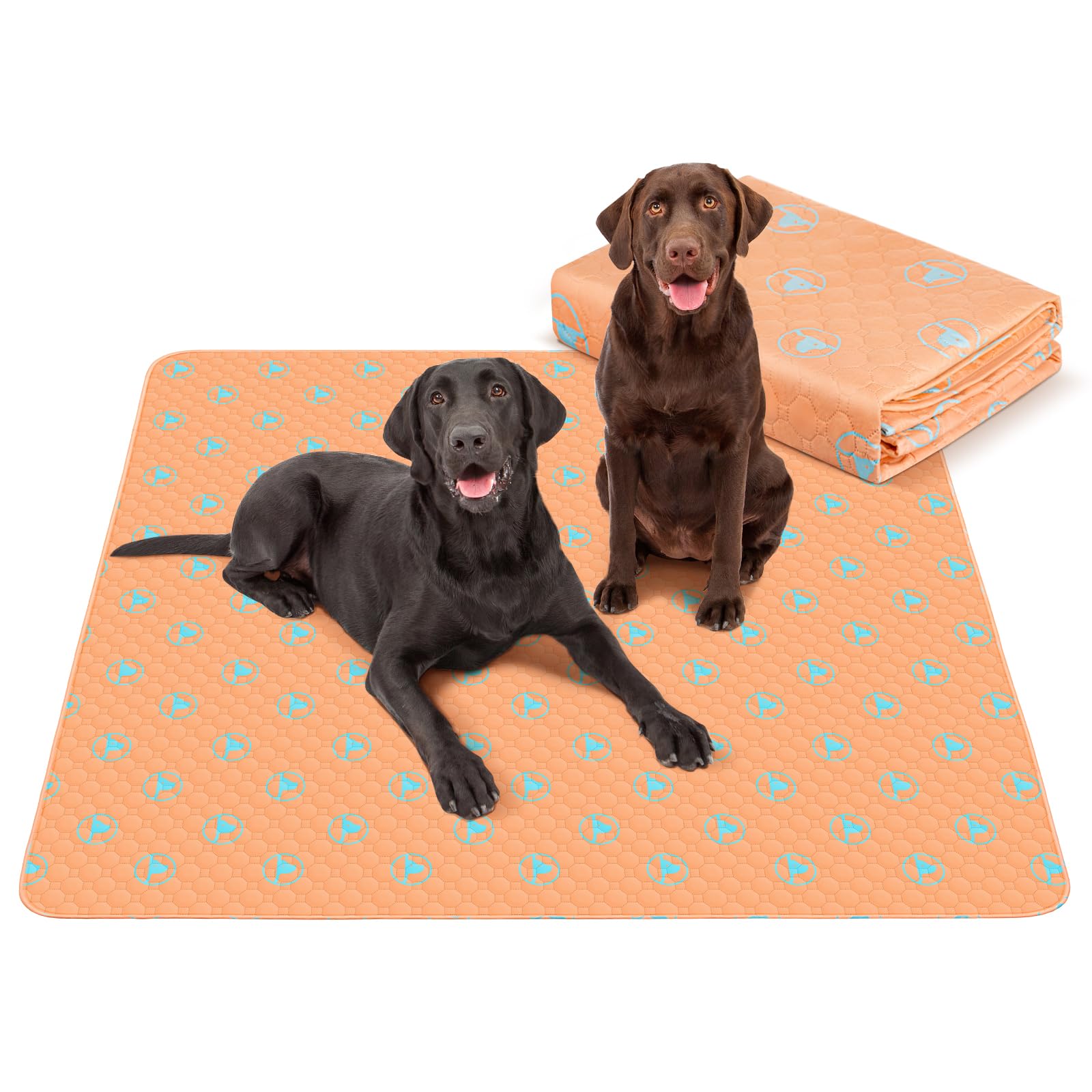 PJYucien Washable Pee Pads for Dogs, 71" x 71" Puppy Pads,Super Absorbent Potty Training Pads for Couch, Crate, Playpen, Bed, Sofa, Square.