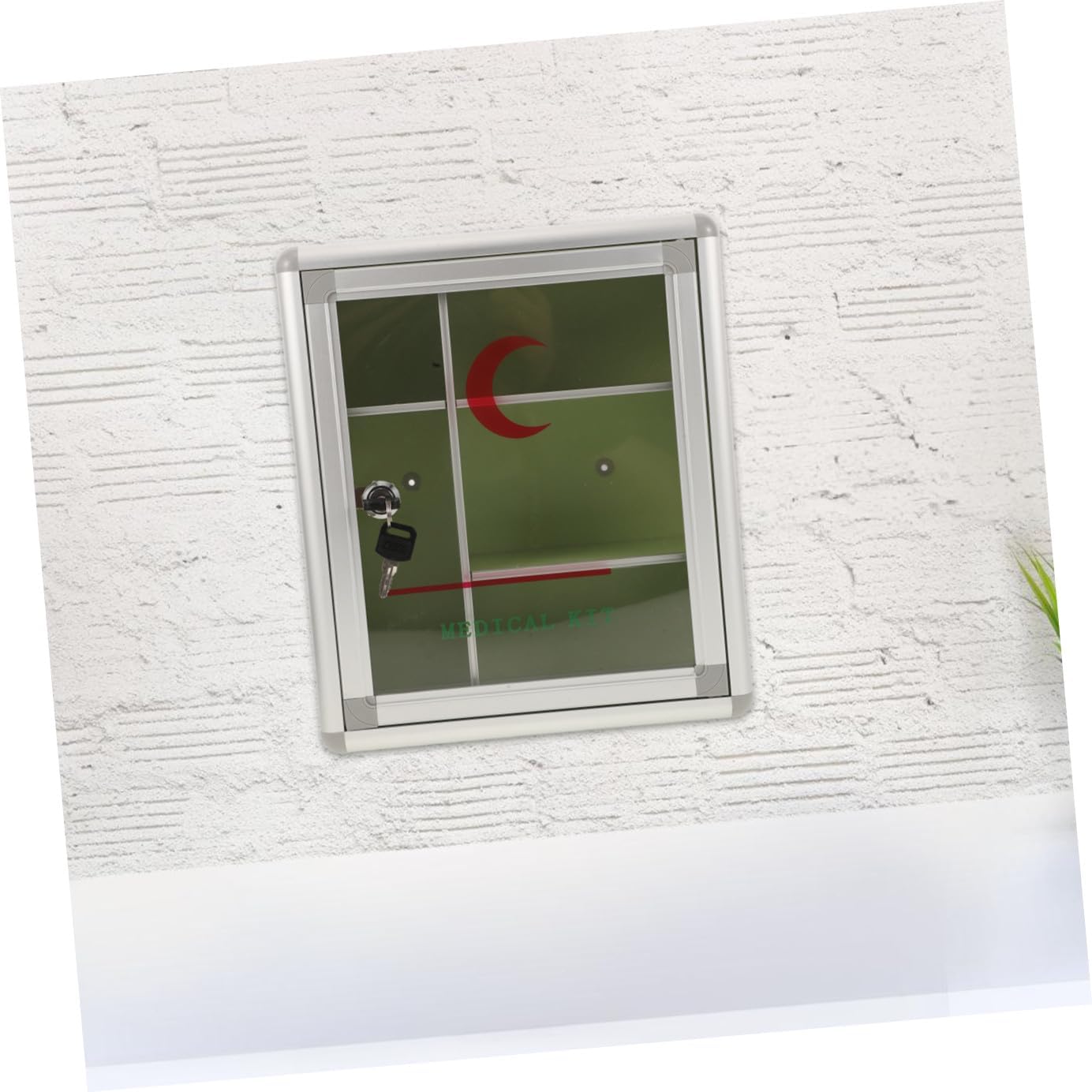 CHILDWEET 1set Lockable Medicine Storage Box for Home Use Wall-mountable Organizer for Medications and First Aid Supplies Secure Locking Mechanism for Safety Portable Design for Family and