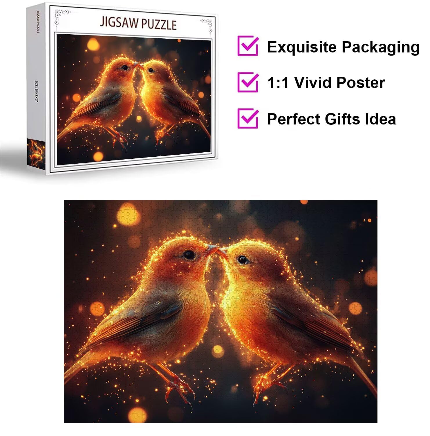 Puzzle 5000 Teile für Erwachsene, 3D Puzzle Traum Holzpuzzles, n-578 | Puzzlematte Vogel, Heimunterhaltung, Entspannung Meditationspuzzle, Impossible Klassische Jigsaw Puzzles, Home Decoration