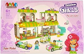 جيه دي ال تي 9519 فاشون جيرلز - سوبر ماركت، 688 قطعة.، بي في سي
