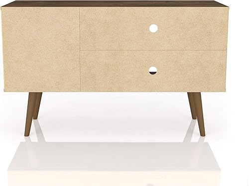 Miniatura 8 de Manhattan Comfort Liberty Soporte de TV Moderno de Mediados de Siglo para Televisores de hasta 46 Pulgadas, Centro de Entretenimiento para