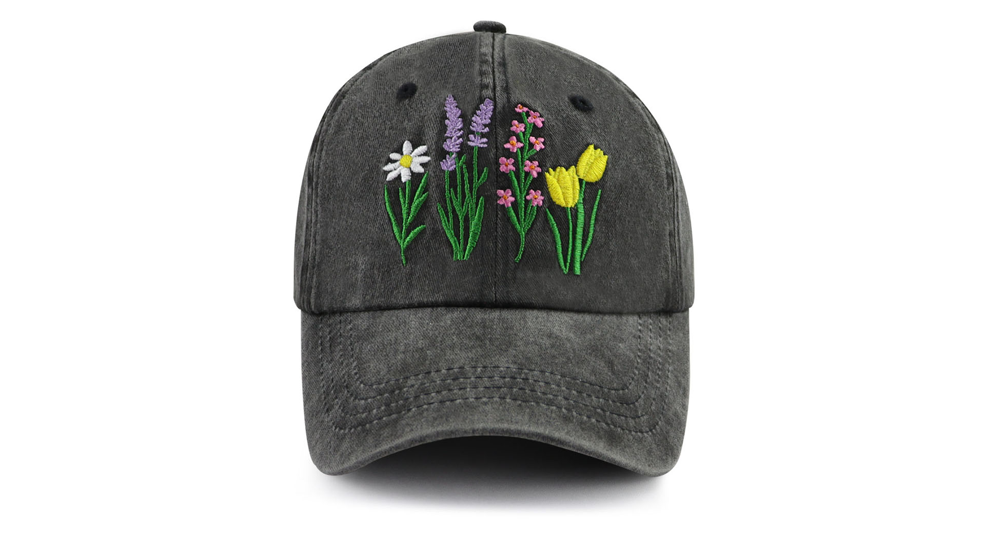 Sombrero de jardín para mujer, ajustable de algodón miniatura 7