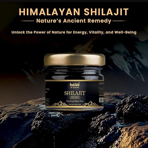 Miniatura 4 de Shilajit Resina orgánica pura del Himalaya, 900 mg de resina Shilajit de grado dorado con ácido fúlvico y más de 85 oligoelementos complejos para