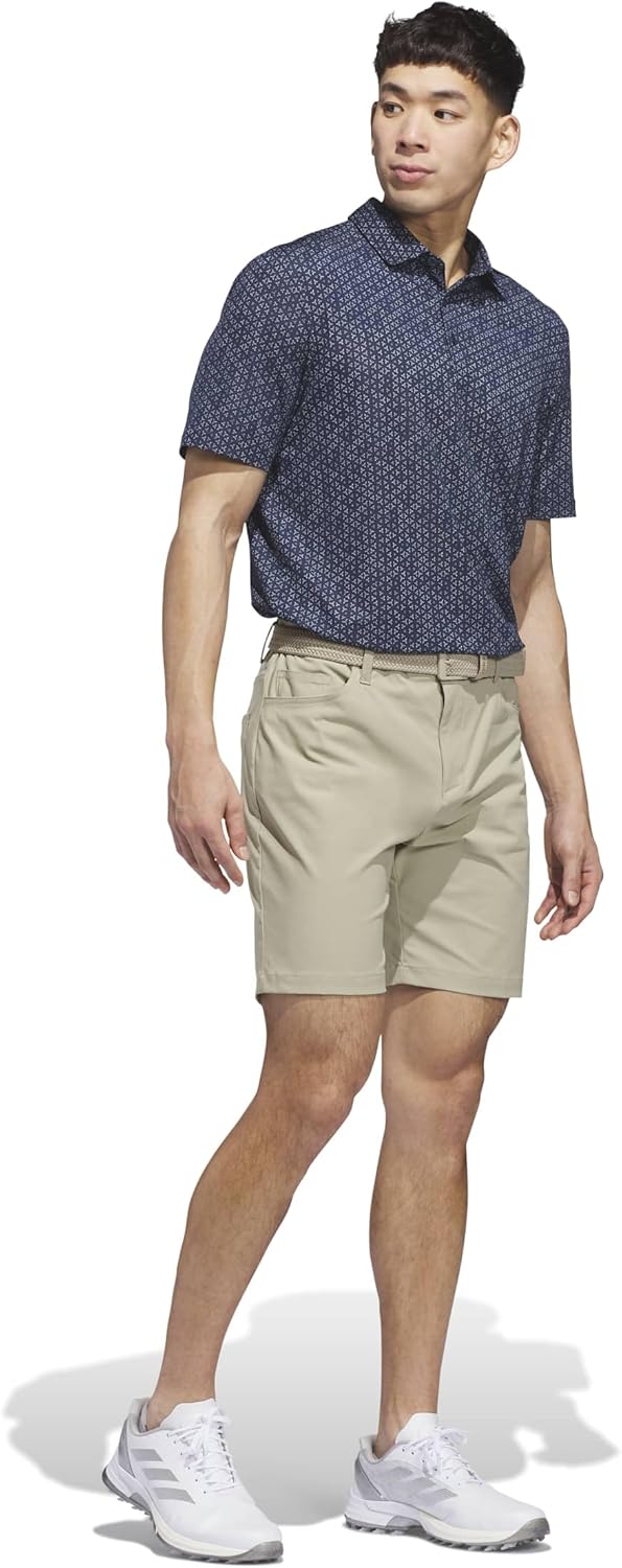 adidas Mens Ultimate365 Mesh Tango Print Climacool Polo Shirt