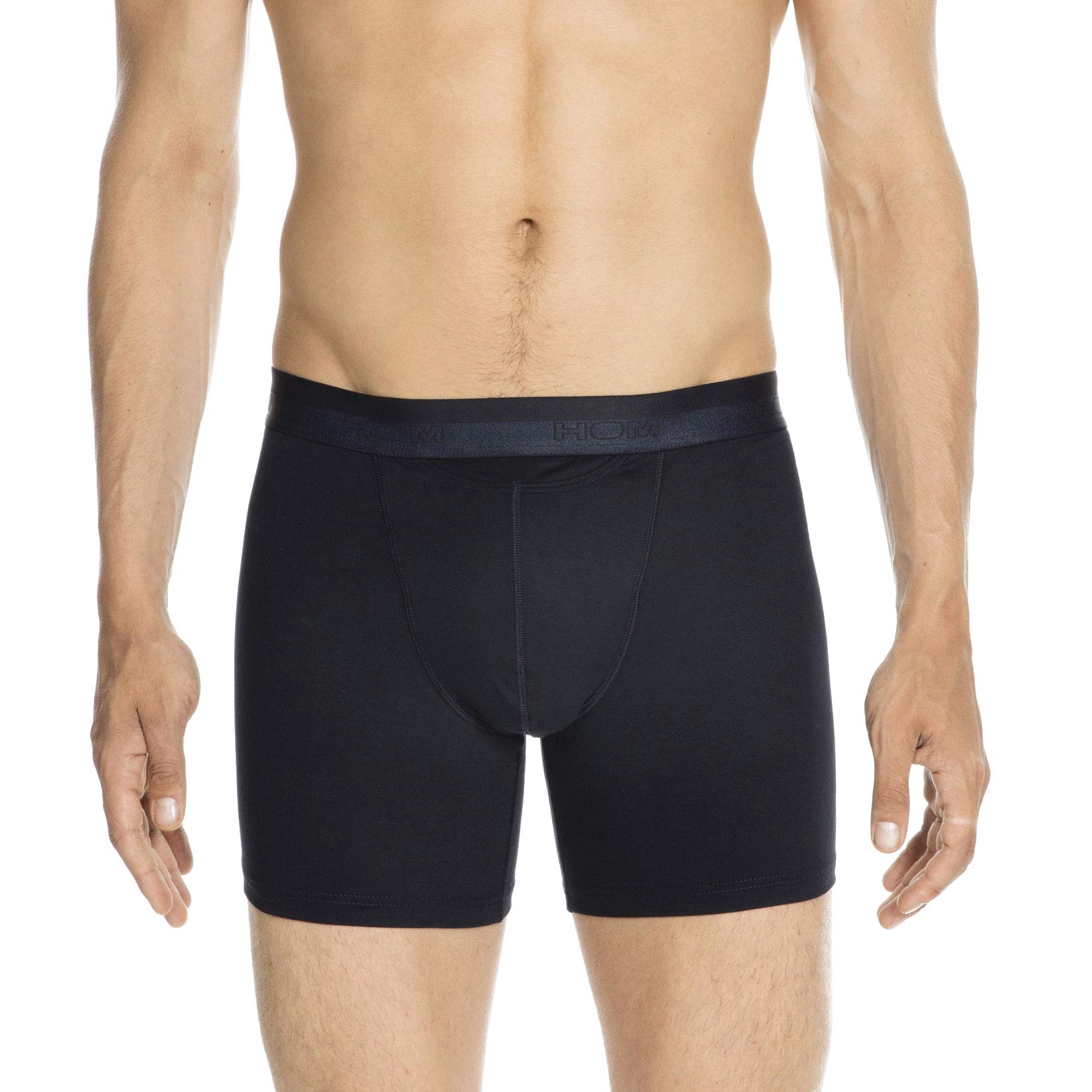Hom Men's Navy Blue Ho1 Long Boxer Briefs, M