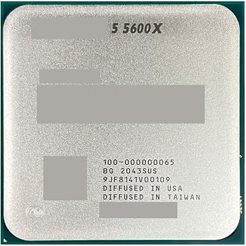 Support CPU 5 5600X N R5 5600X 3.7 GHz 6 Core 12 Thread 7NM 65W L3=32M 100-00000065 Desktop CPU Game Socket AM4