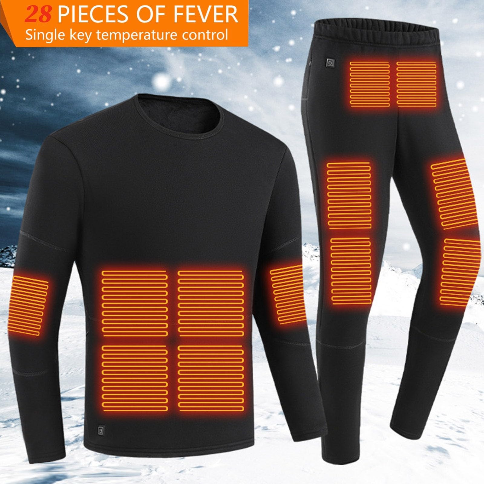 Funktionsunterwäsche Herren Fußbal Unterhemd Unterhose Thermounterwäsche Set Skifahren Innenfleece Thermohose Dicke Winter Warme Skiunterwäsche Lange Thermoanzug Atmungsaktiv Thermobekleidung