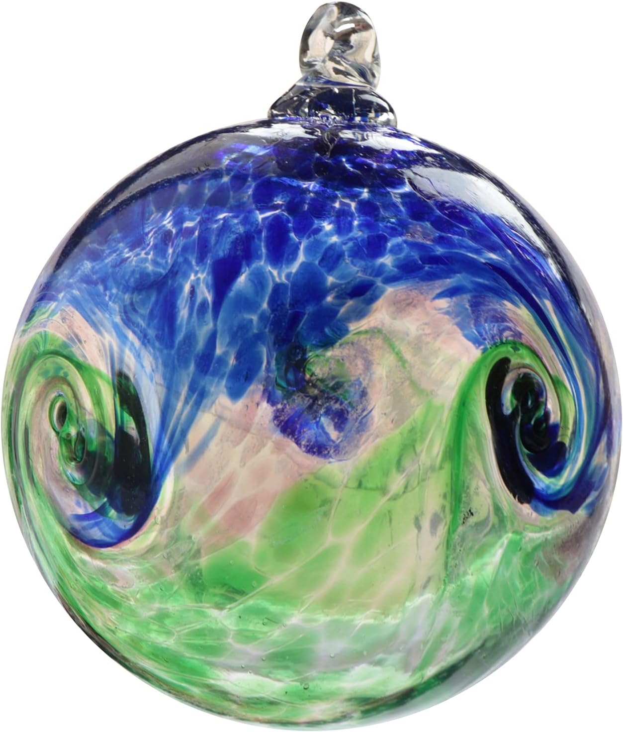 Artisan Crafts and Design 4.6Inch Solar Hanging Glass