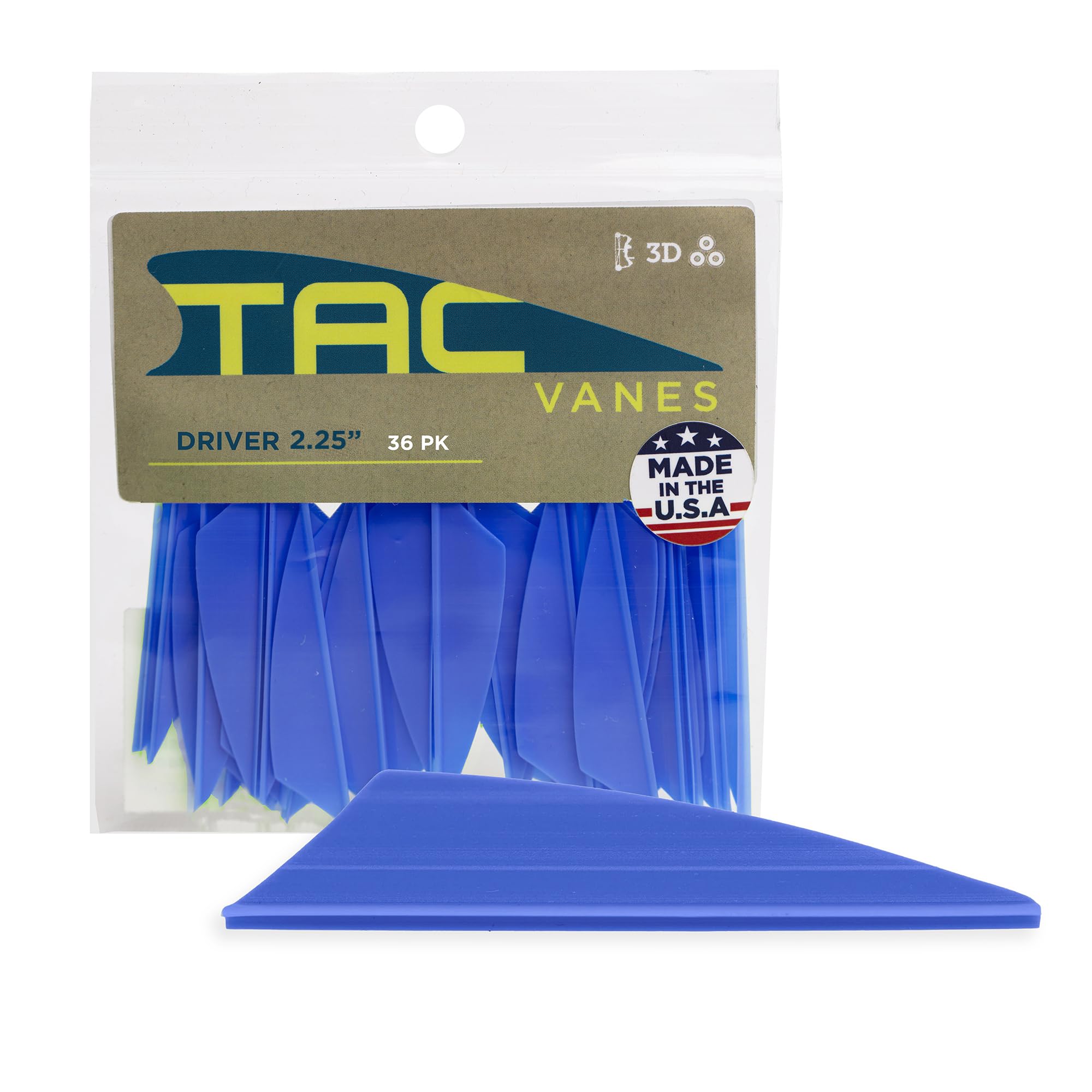 TAC Vanes Driver Hybrid Vanes, Vanes for Archery Bowhunting and Recreational Shooting