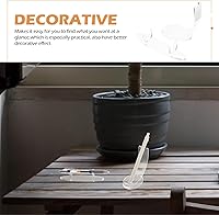 Vista 3 de Cabilock Organizador de bolígrafos acrílico, 2 piezas, soporte de acrílico para bolígrafos, soporte de brochas de maquillaje, soporte