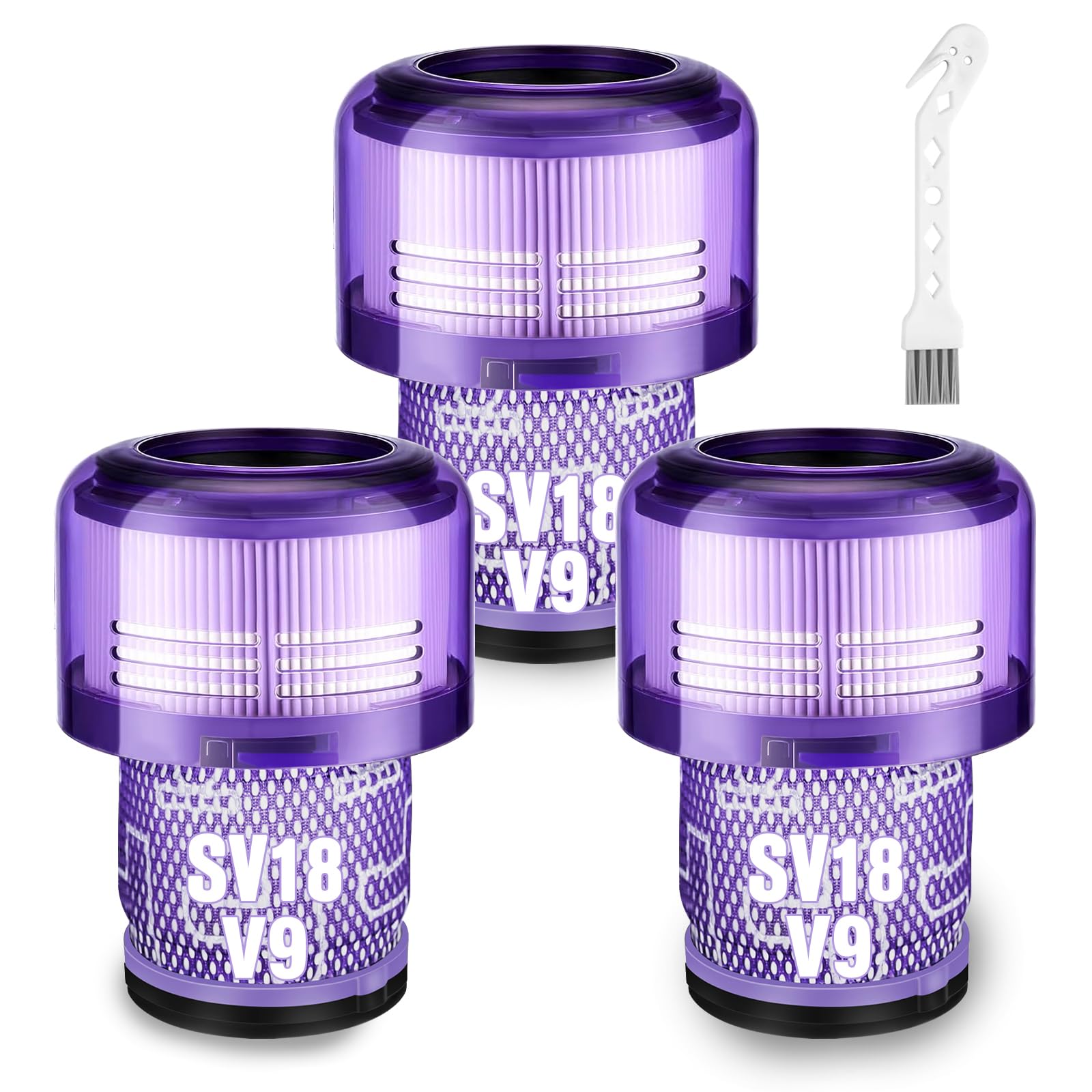 dyson　sv18 Amazon.com - 3 Pack V9 SV18 Vacuum Filter Replacement for Dyson V9