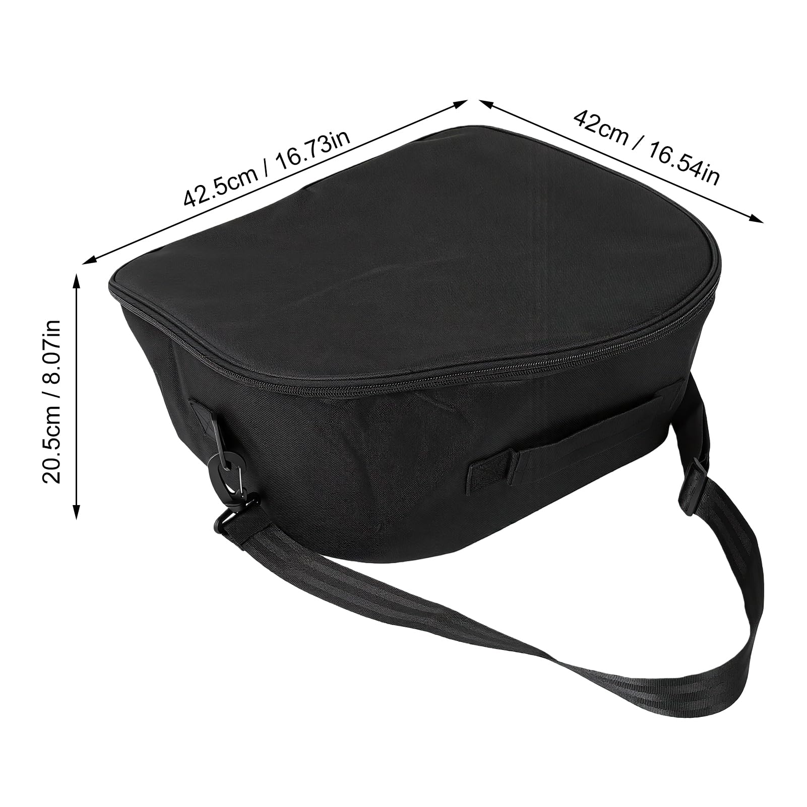 Generic Bolsa de Almacenamiento Isotérmica para Maletero Delantero, Fiambrera Aislada con Forro Térmico para Trabajo, Escuela, Picnic, Camping, Viajes por Carretera