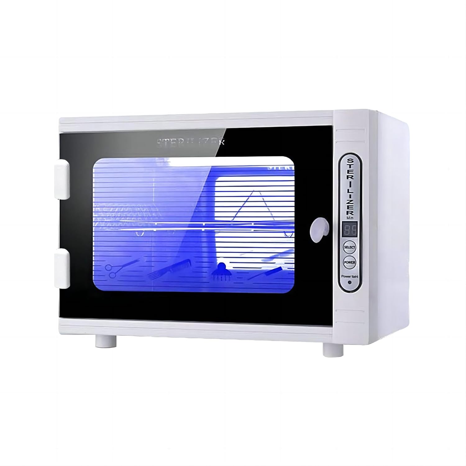 Plutusdental 12L UV Lighting Autoclave Sterilizer 110V 8W - No-Heat Tool Cleaner for Labs, Salons & Home