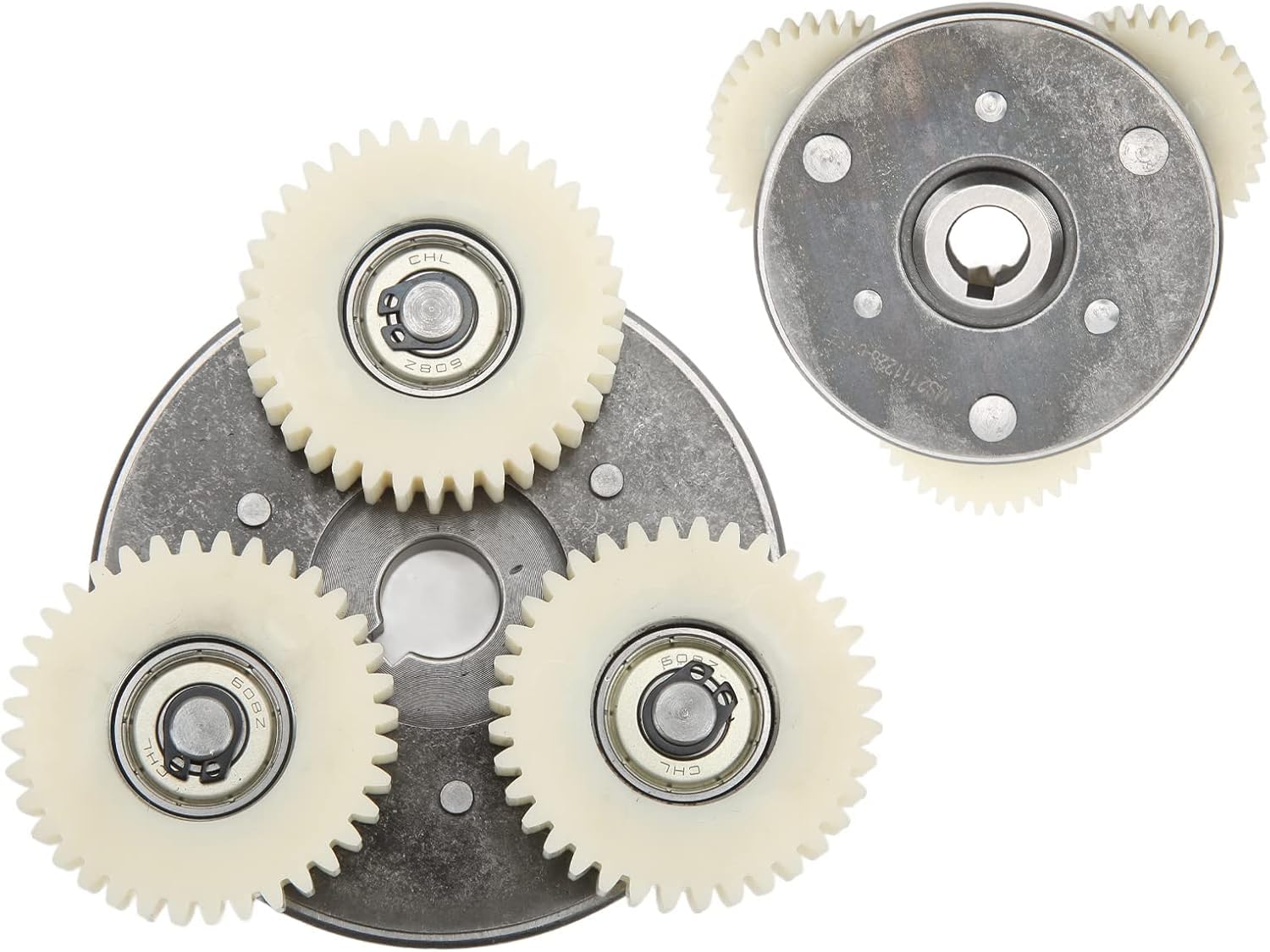Ingranaggi in Nylon 36T e Kit Frizione 88 mm, Kit Frizione Ingranaggio Motore Bici Elettrica Bicicletta Elettrica 500W Pezzo di Ricambio Motore per Bafang