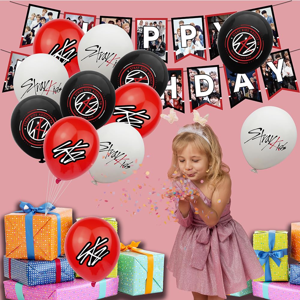 32PCS Stray-K Birthday Decorations Stray-K Kids Theme Party