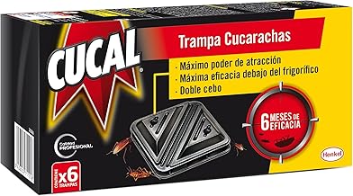 Cucal Insecticide Double Bait Cockroach Trap, 6 Units