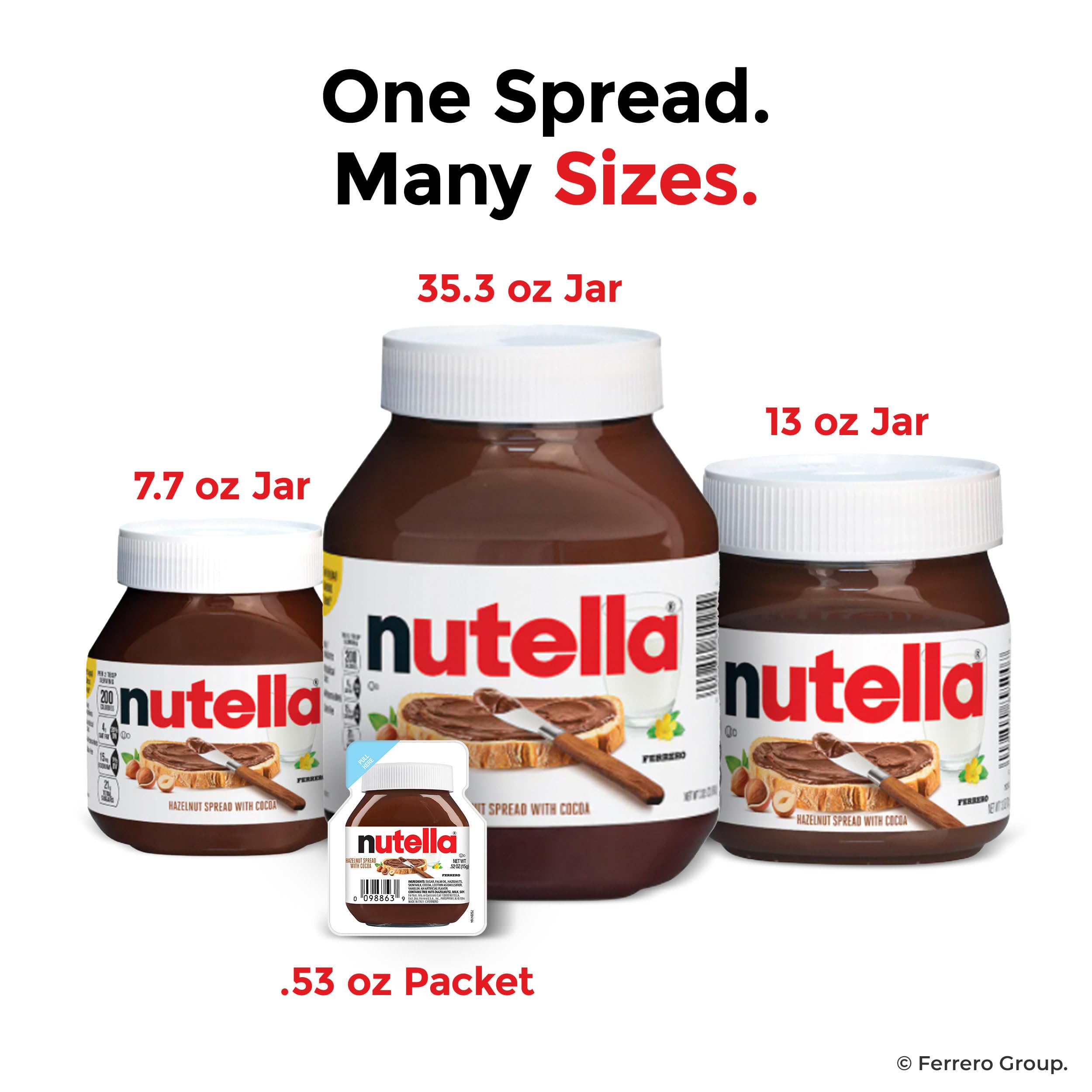 Nutella Hazelnut Spread with Cocoa, 750g - Image 6 thumbnail