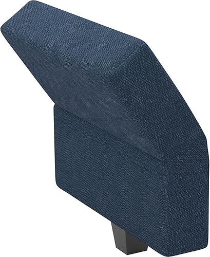 Miniatura 4 de Belffin Módulo de respaldo para sofá modular seccional, reposabrazos plegable lateral para sofá modular (azul)