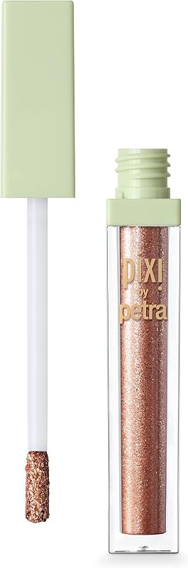 Pixi Beauty Liquid Fairy Lights - PassionLight | Light Reflecting Glitter Eyeshadow | Super Sparkles Eyes For Ethereal Look | Vegan & Cruelty-Free | 0.18 oz/5g