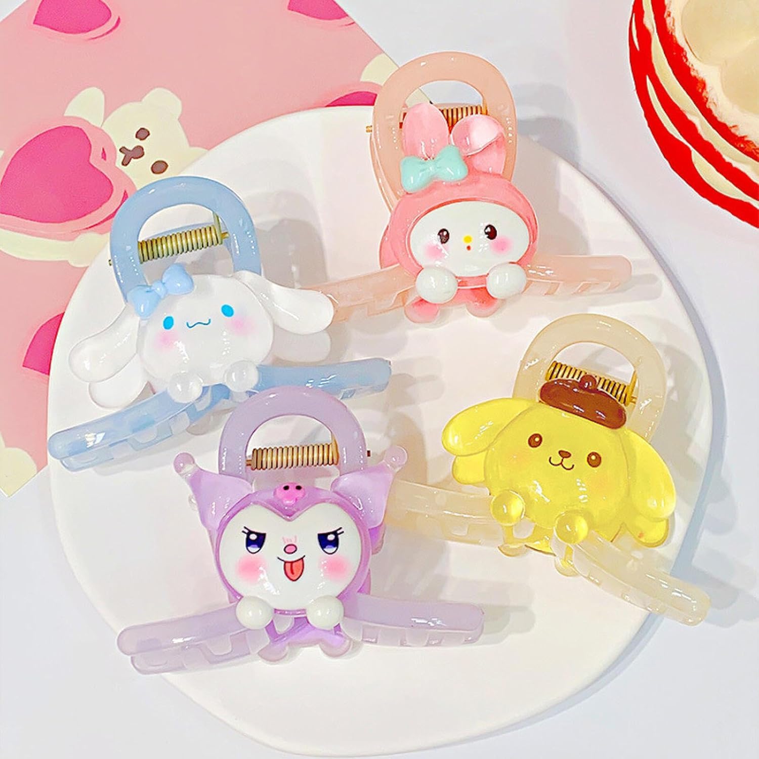 Eclate Accessories Kids Hair Clips, 2 Pcs, Sanrio Character Designs, Multicolor (ASSORTED) (B) (B0DDT8C5G4) Amazon Price History, Amazon Price Tracker