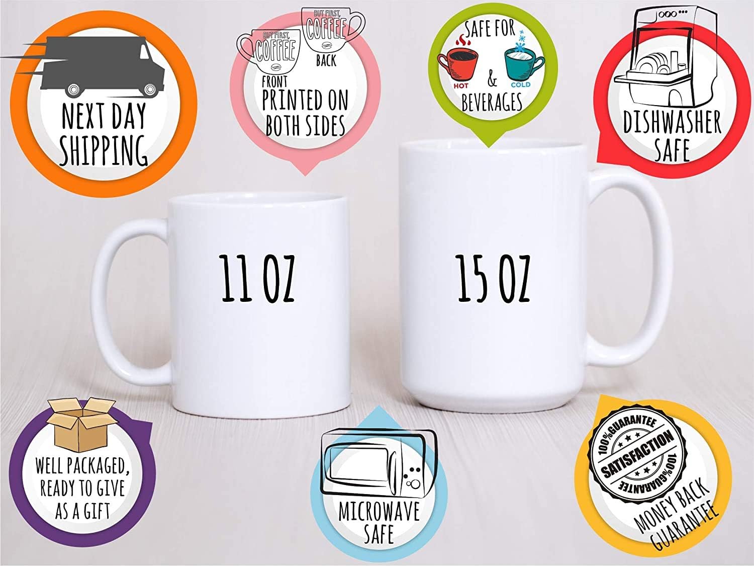 Personalized Flower Coffee Mug with Your Name, 11oz, Flower Coffee Mug for Women - Birthday Gifts, Mothers Day Gifts, Christmas Gifts, Grandma Grandpa Gifts - Image 5