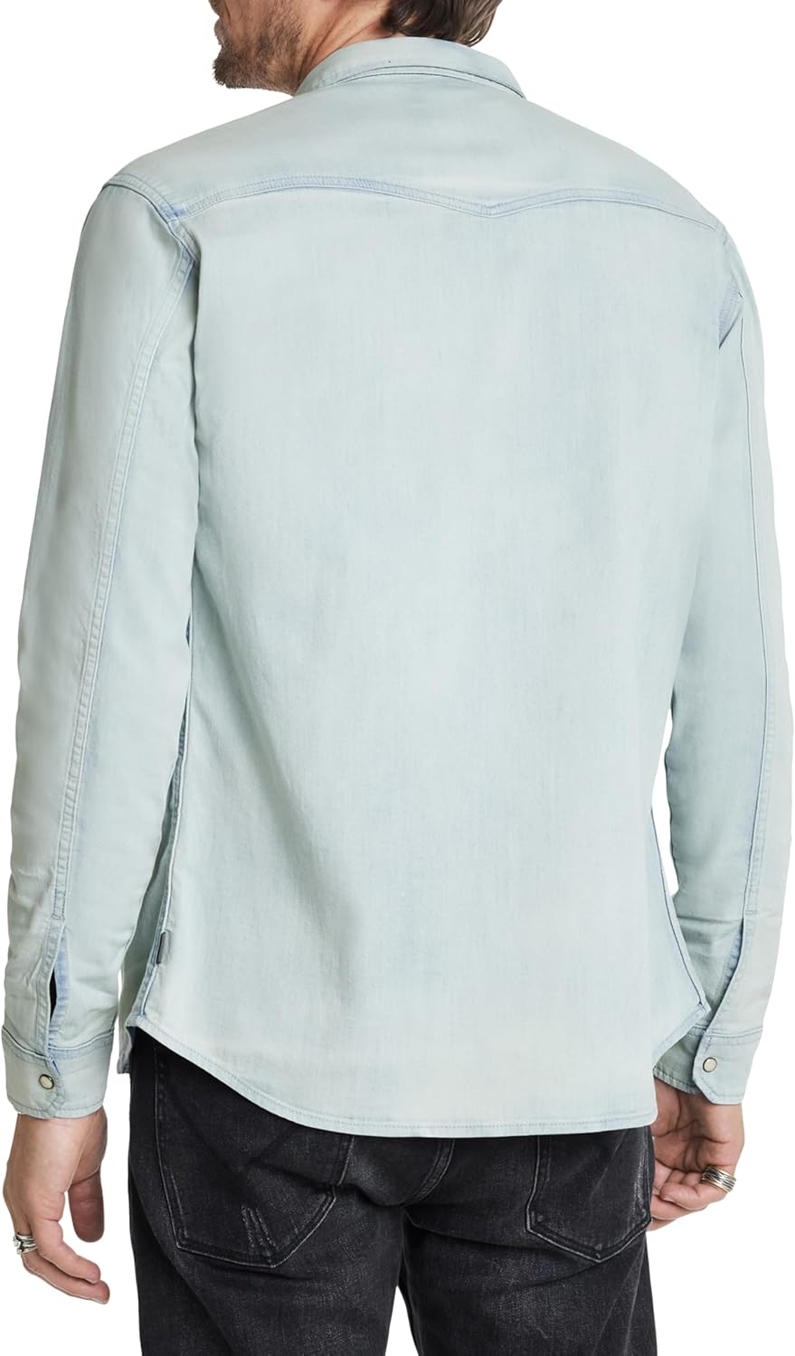 John Varvatos Men's Marshall Western Shirt