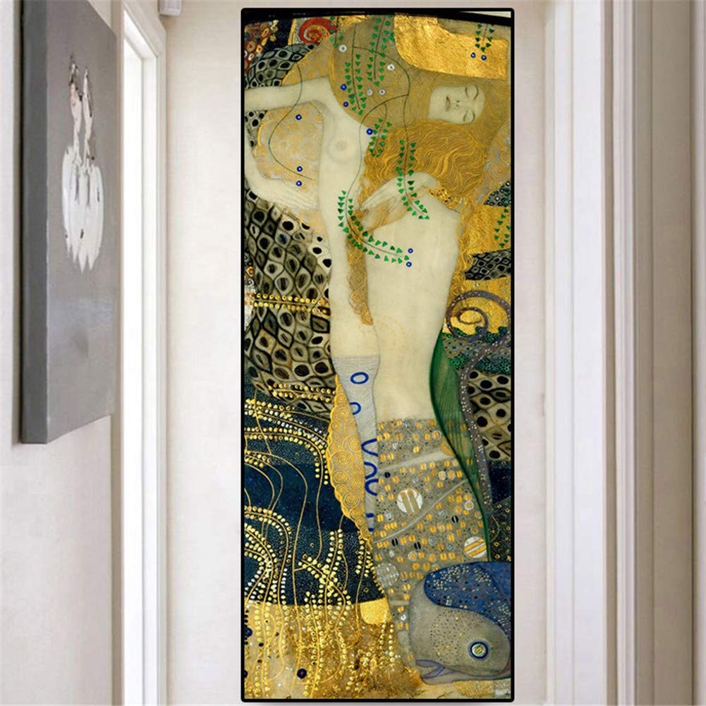 5D Diamantmalerei Van Gogh Sternennacht – 30x90 Cm, Komplett Set Mit Runden/quadratischen Diamanten