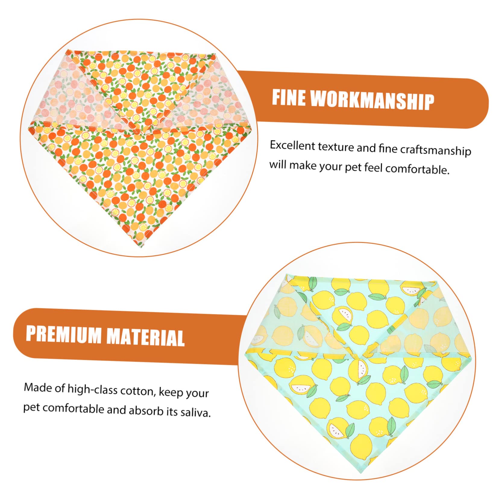 FOMIYES 12piezas Bufandas para Mascotas Coloridas Bandanas para Perros y Gatos Accesorios Resistentes y para Fiestas y Fotografías