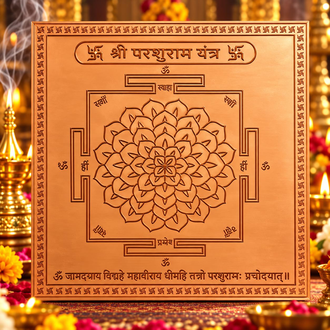 Copper Shiv Yantra - Spiritual Protection & Peace -10